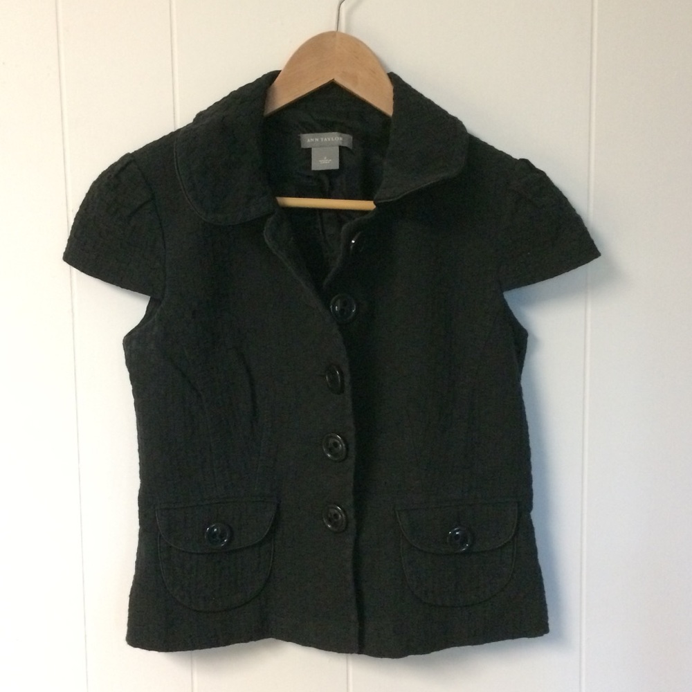 Ann Taylor short sleeve jacket